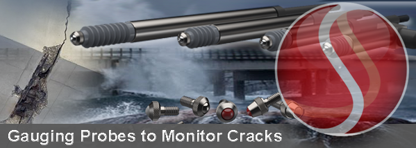 Gauging probes to monitor structures